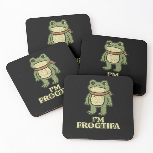 Item preview, I'm Frogtifa Cute Funny Frog Pun Retro Vintage Design designed and sold by SEINENGAPPI19.