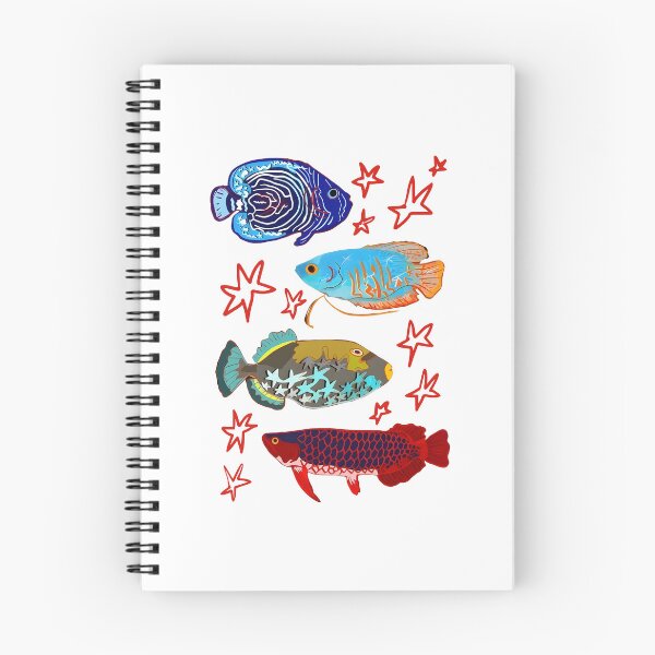 Item preview, Colorful Tropical Fish and Star Art designed and sold by ostenlee.