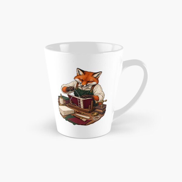 Item preview, Red Fox Bookbinder Sewing a Hardcover Book designed and sold by Danioss.