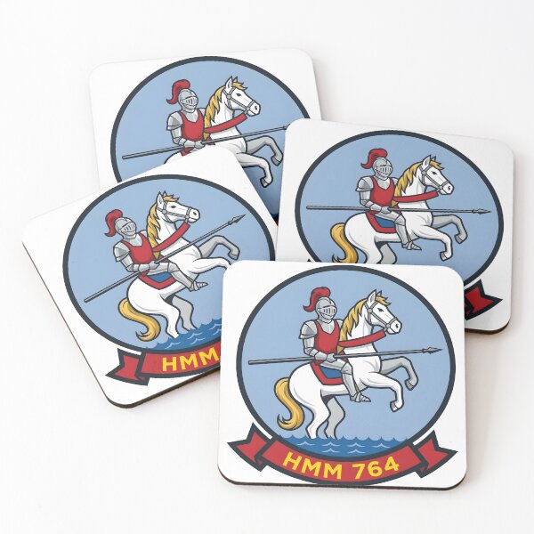 Item preview, US Marine Corps HMM-764 Moonlight Knights Squadron Patch designed and sold by CharlieDesings.