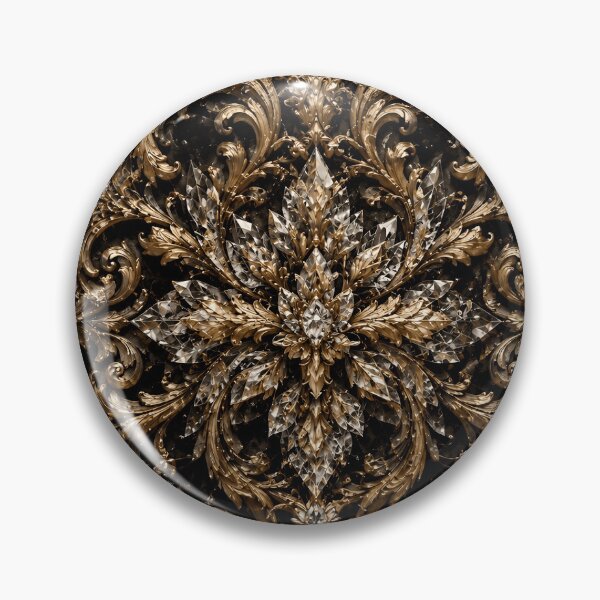 Item preview, Luxury Gothic Gold Baroque Ornament designed and sold by KuzeyWestStudio.
