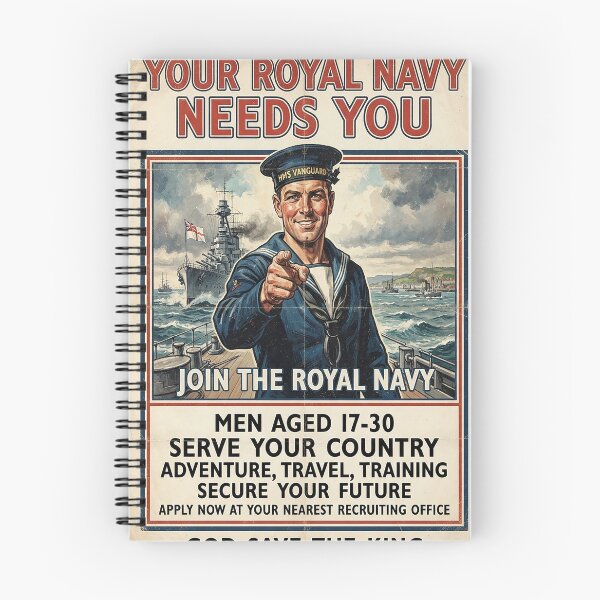 Item preview, Your Royal Navy Needs You designed and sold by Skyframe Aviation.