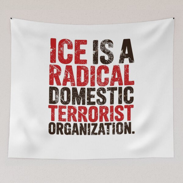 Item preview, ICE Is A Radical Domestic Terrorist Organization Political Protest Design designed and sold by SEINENGAPPI19.