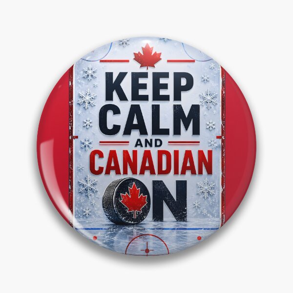 Item preview, Calm and Canadian On Vintage Hockey Sign designed and sold by Sybille-Yates.