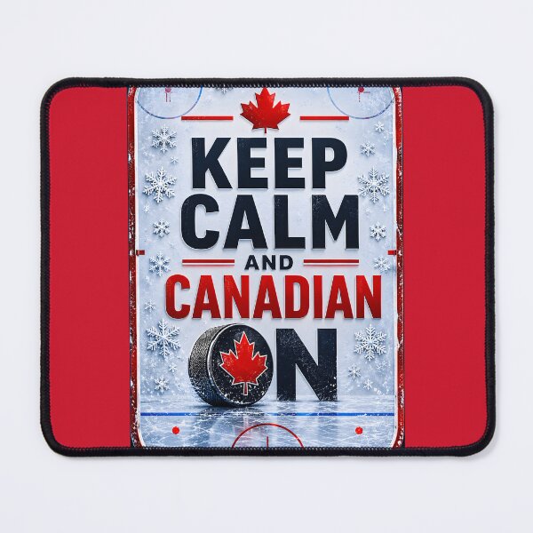 Item preview, Calm and Canadian On Vintage Hockey Sign designed and sold by Sybille-Yates.