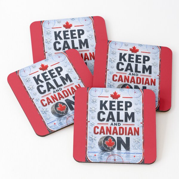 Item preview, Calm and Canadian On Vintage Hockey Sign designed and sold by Sybille-Yates.