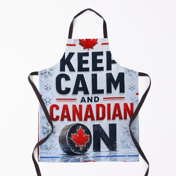 Item preview, Calm and Canadian On Vintage Hockey Sign designed and sold by Sybille-Yates.