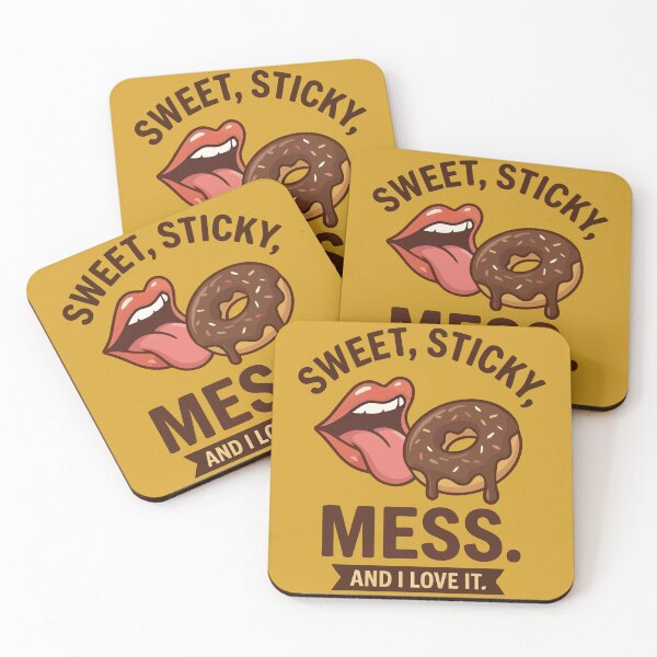 Item preview, Sweet Sticky Mess And I Love It Funny Donut Lover designed and sold by Amir Faysal.
