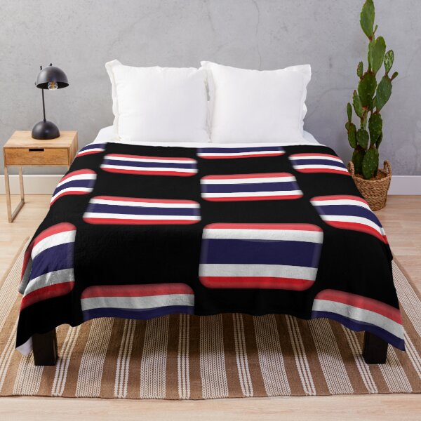 Item preview, Thai 3D Flag Thailand Pride Design designed and sold by yazdogs.