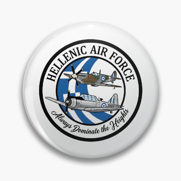Item preview, Hellenic Air Force WWII Heritage Spitfire and Harvard Patch designed and sold by CharlieDesings.