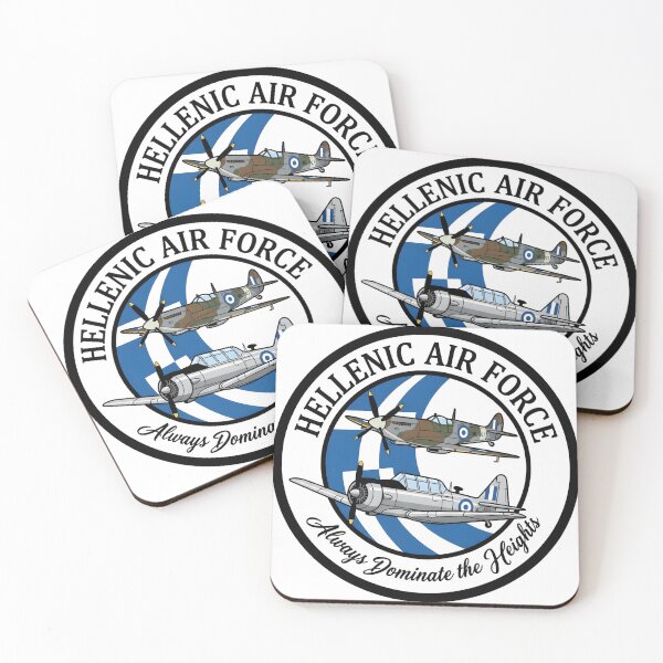 Item preview, Hellenic Air Force WWII Heritage Spitfire and Harvard Patch designed and sold by CharlieDesings.