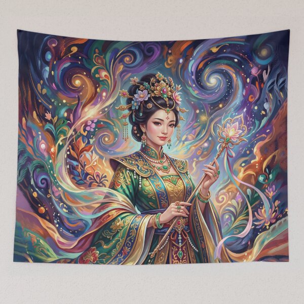 Item preview, Ethereal Goddess in Traditional Chinese Attire designed and sold by AnnArtshock.