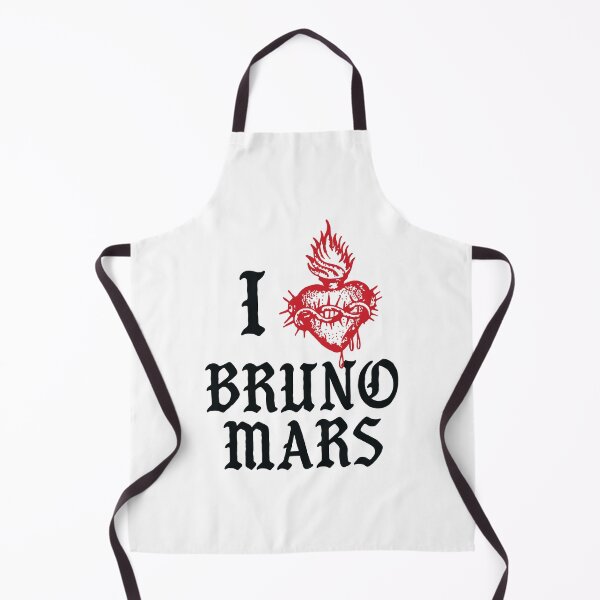Item preview, I Love Bruno Heart Fire Music Fan designed and sold by thefirstbroo.