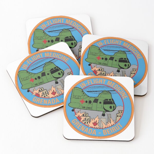 Item preview, US Military In-Flight Medicine Grenada & Beirut Medevac Patch designed and sold by CharlieDesings.