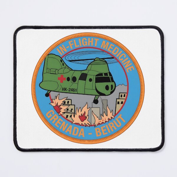 Item preview, US Military In-Flight Medicine Grenada & Beirut Medevac Patch designed and sold by CharlieDesings.