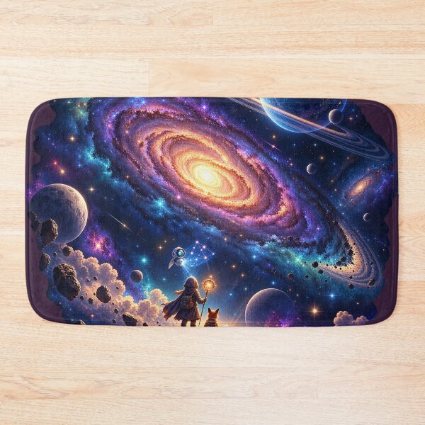 Item preview, Among the Stars Cosmic Explorer Fantasy Art designed and sold by ADEL MASSRY (AM)©.