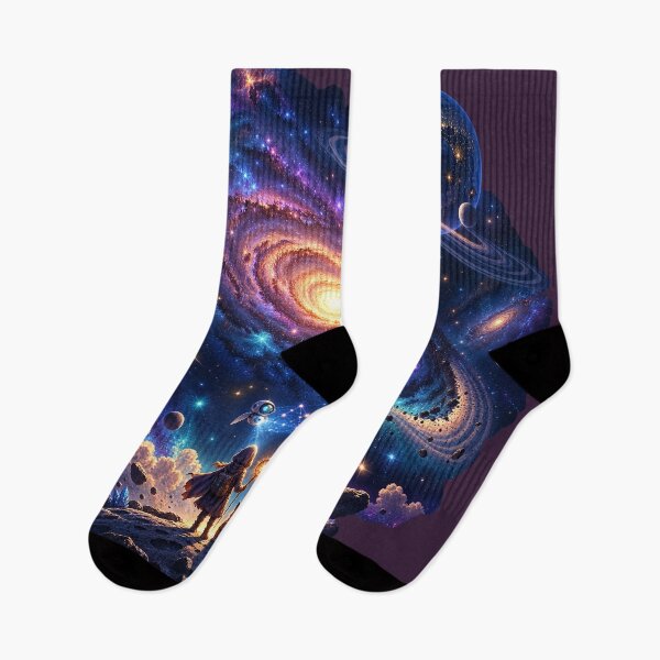 Item preview, Among the Stars Cosmic Explorer Fantasy Art designed and sold by ADEL MASSRY (AM)©.