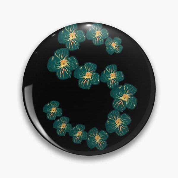 Item preview, Emerald Green Floral Letter S – Gold Accent Typography Art designed and sold by BalkanBloomArt.