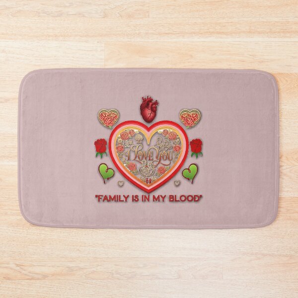Item preview, Copy of Family Is In My Blood Anatomical Heart Neon Love Gift designed and sold by zaoroo shop.
