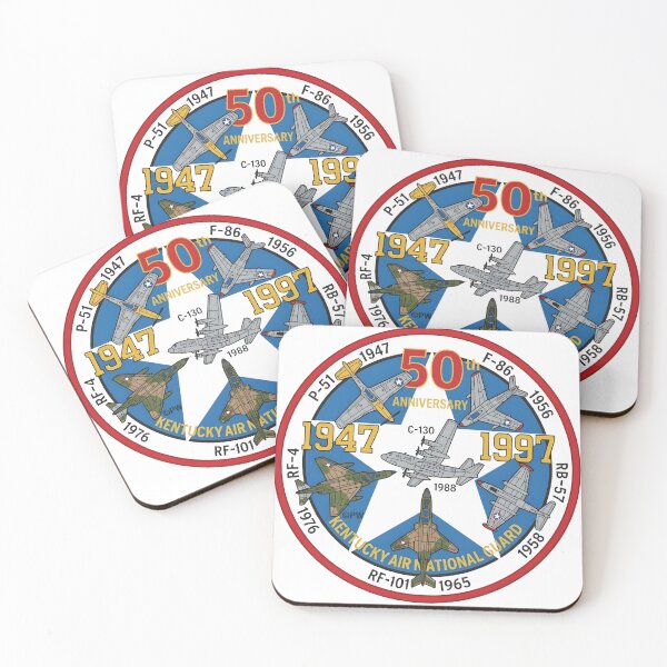 Item preview, Kentucky Air National Guard 50th Anniversary Commemorative Patch designed and sold by CharlieDesings.