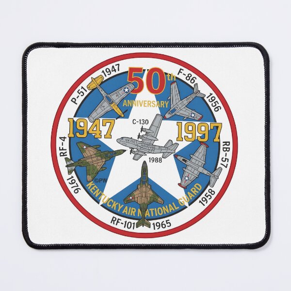 Item preview, Kentucky Air National Guard 50th Anniversary Commemorative Patch designed and sold by CharlieDesings.