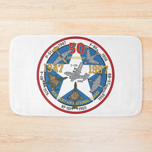 Item preview, Kentucky Air National Guard 50th Anniversary Commemorative Patch designed and sold by CharlieDesings.