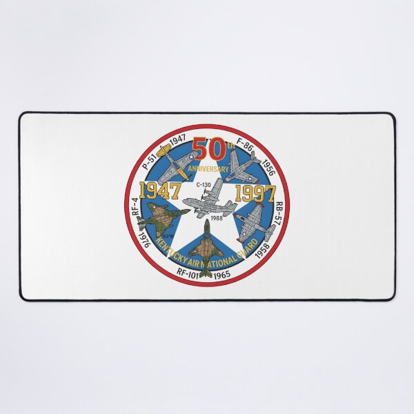 Item preview, Kentucky Air National Guard 50th Anniversary Commemorative Patch designed and sold by CharlieDesings.