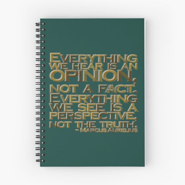 Item preview, Marcus Aurelius Quote Stencil (Everything Is Opinion) designed and sold by Cathedral of Curiosity.