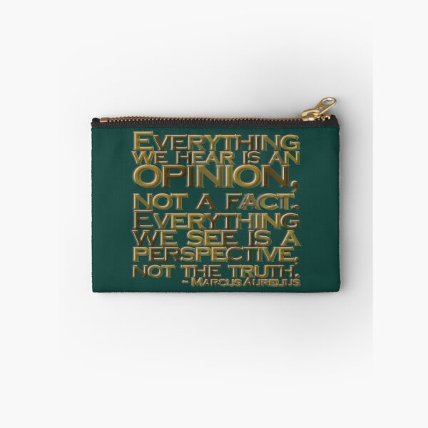 Item preview, Marcus Aurelius Quote Stencil (Everything Is Opinion) designed and sold by Cathedral of Curiosity.