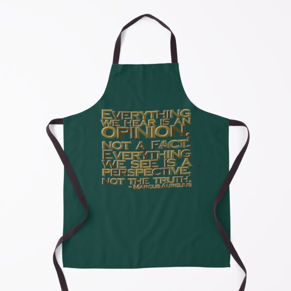 Item preview, Marcus Aurelius Quote Stencil (Everything Is Opinion) designed and sold by Cathedral of Curiosity.