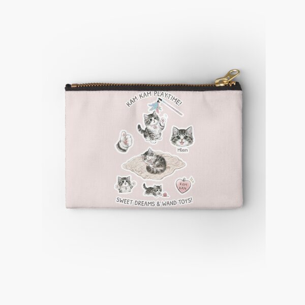 Item preview, Kam Kam Playtime Cute Tabby Kitten Sticker Sheet - Cat Lover Gift designed and sold by PetalsPaws.