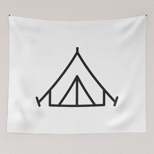 Item preview, Camping Tent Line Icon   designed and sold by VectorForge Studio.