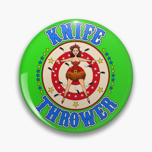 Item preview, Knife Thrower Circus Monkey Poster designed and sold by DANGERSTRANG.