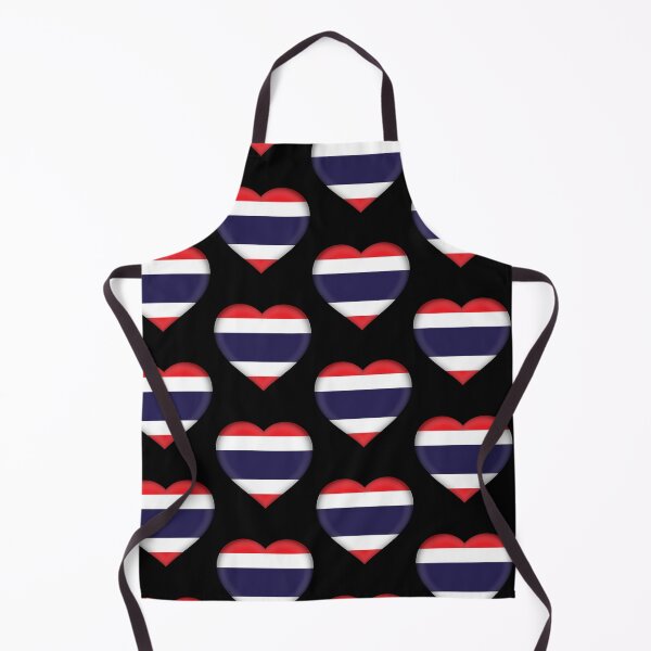 Item preview, Thai Flag Heart 3D Thai Love Gift Design designed and sold by YAZ.