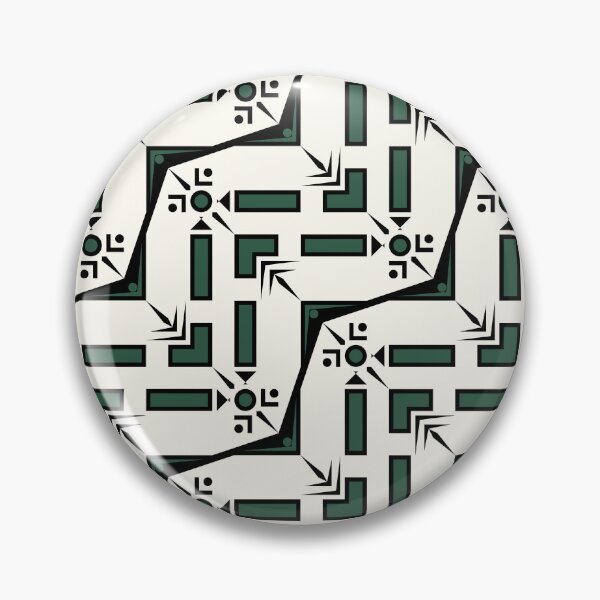 Item preview, Evergreen Pathways designed and sold by Space & Care - Art Deco GeoMetrica.