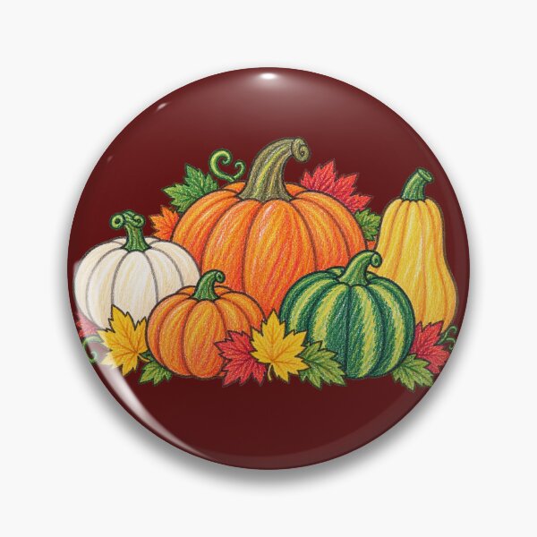 Item preview, Pumpkins with Pencils – Autumn Harvest designed and sold by JOANNASKAH.