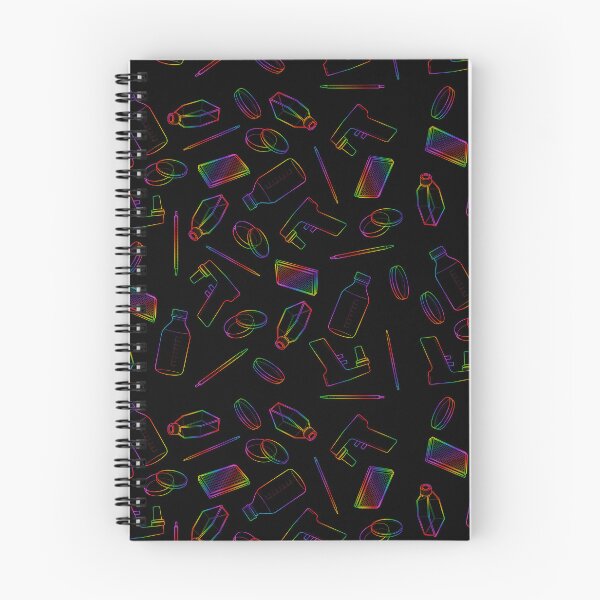 Item preview, Bright Rainbow Gradient Cell Culture Pattern designed and sold by emmacatwheels.