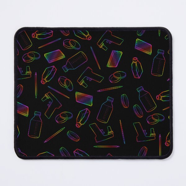 Item preview, Bright Rainbow Gradient Cell Culture Pattern designed and sold by emmacatwheels.