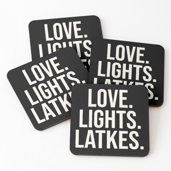 Item preview, Women's Love Lights Latkes Hanukkah Jewish Menorah Holiday Design designed and sold by Trendably.