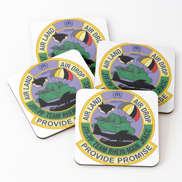 Item preview, Operation Provide Promise JTF-PP Rhein-Main JFACC Humanitarian Airdrop Patch designed and sold by CharlieDesings.