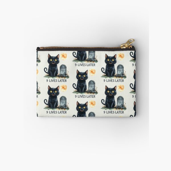 Item preview, Nine lives later, little black cat with moon designed and sold by LiskoDesign.