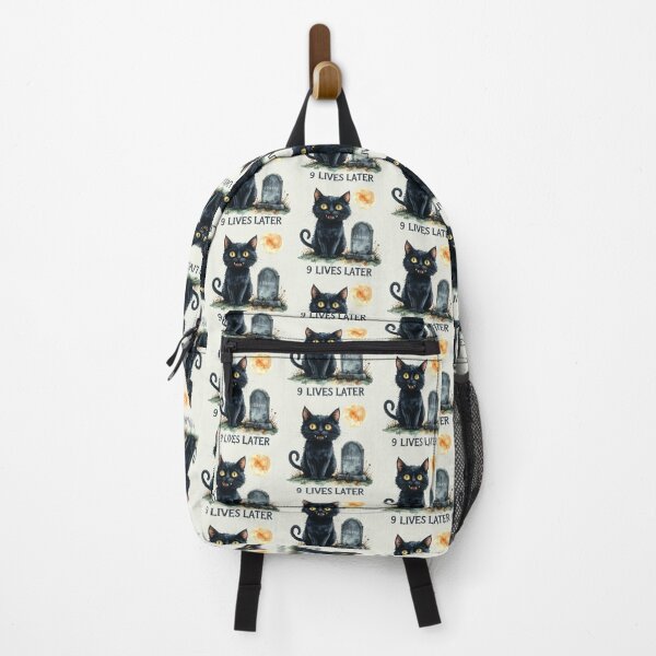 Item preview, Nine lives later, little black cat with moon designed and sold by LiskoDesign.