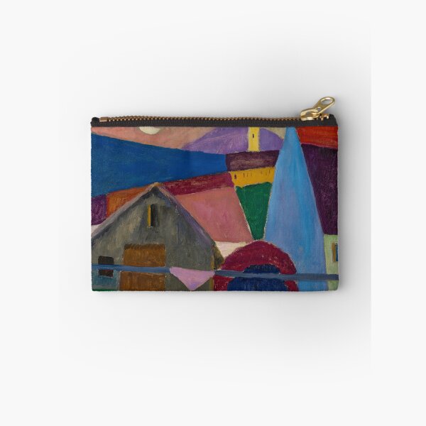 Item preview, Mond über Murnau (Moon Over Murnau) alpine sunrise village landscape painting by German Expressionist artist Gabriele Münter designed and sold by Jéanpaul  Ferro.