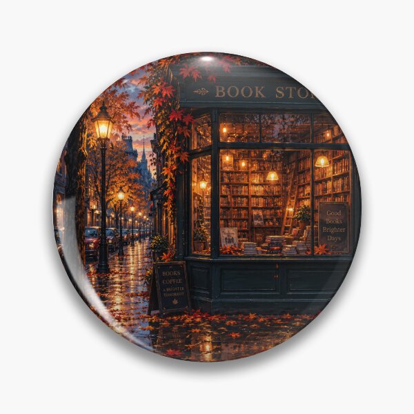 Item preview, Librería de otoño después de la lluvia designed and sold by H-Tsvetkova.