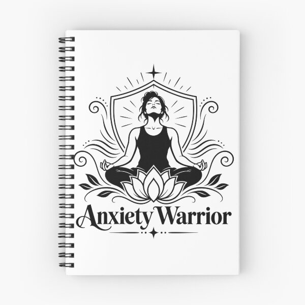 Item preview, Anxiety Warrior Empowerment Mental Health Awareness Design designed and sold by A Light Worker.