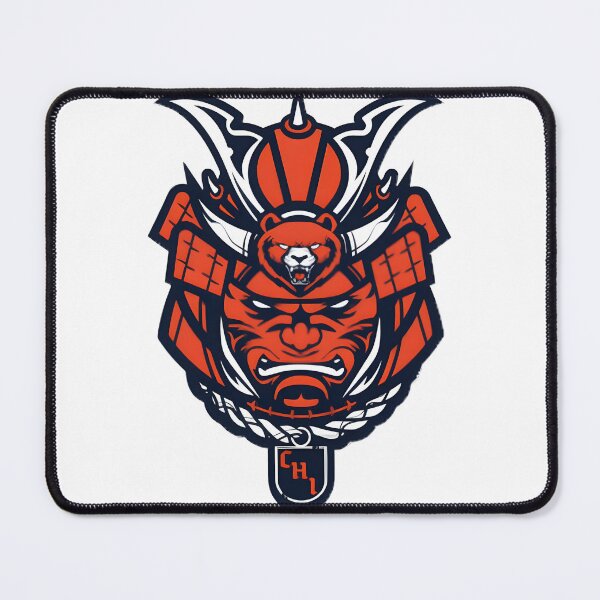 Item preview, Fierce Samurai Bear Warrior Chicago Football Fan Art | ⭐⭐⭐⭐⭐ Best Seller designed and sold by Astro Cats Social Club.