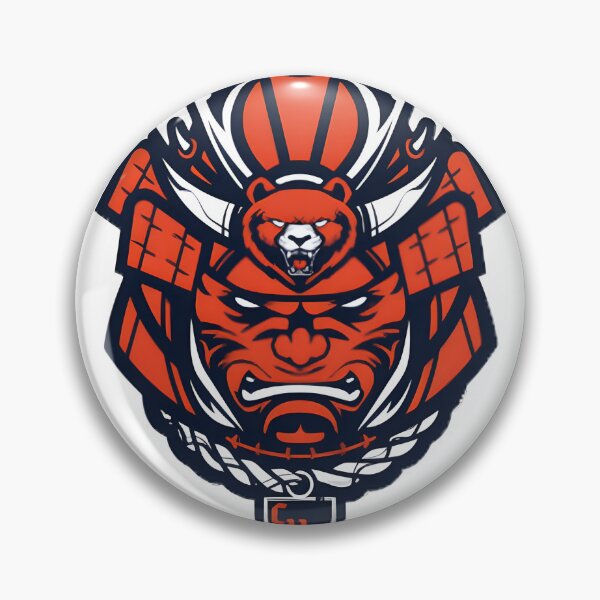 Item preview, Fierce Samurai Bear Warrior Chicago Football Fan Art | ⭐⭐⭐⭐⭐ Best Seller designed and sold by Astro Cats Social Club.
