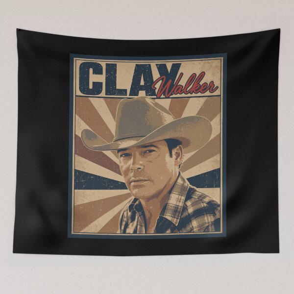 Aperçu de l'œuvre Clay Walker créée et vendue par FloraPlantTees.