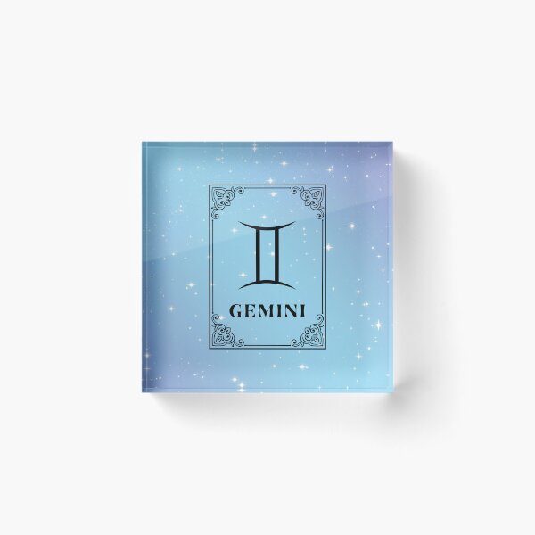 Item preview, Mystical Gemini Zodiac Sign Celestial Astrology Design designed and sold by S-and-W-4ever.