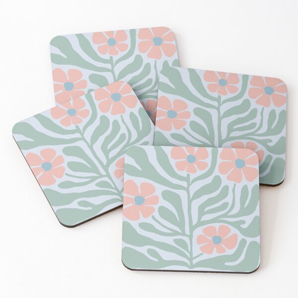 Item preview, Retro floral  (pink) designed and sold by 247DesignStudio.